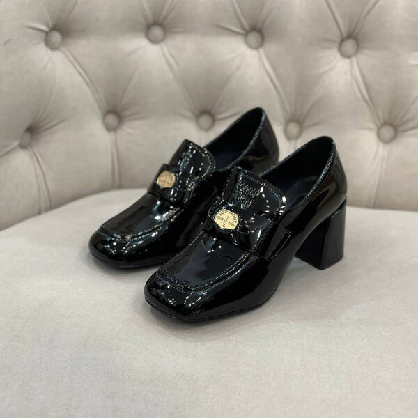 Туфли Miu Miu женский кожа черный 127492-2