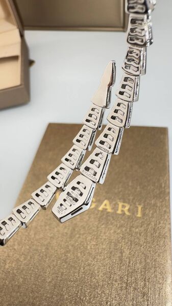 Браслет Bvlgari женский белое золото -4