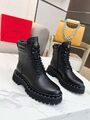 Женские ботинки Valentino женский кожа черный y8121838-1-2