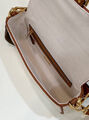 Сумка Fendi Baguette женский текстиль бежевый 142095-5