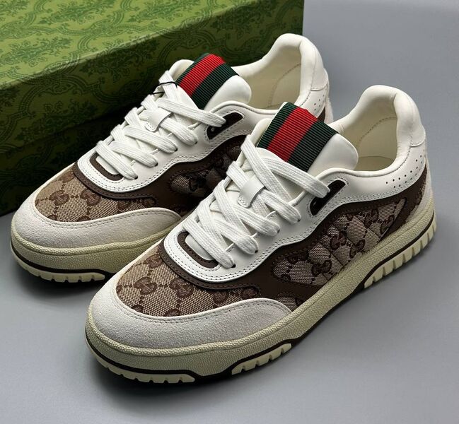 Мужские кроссовки Gucci мужской текстиль 190752