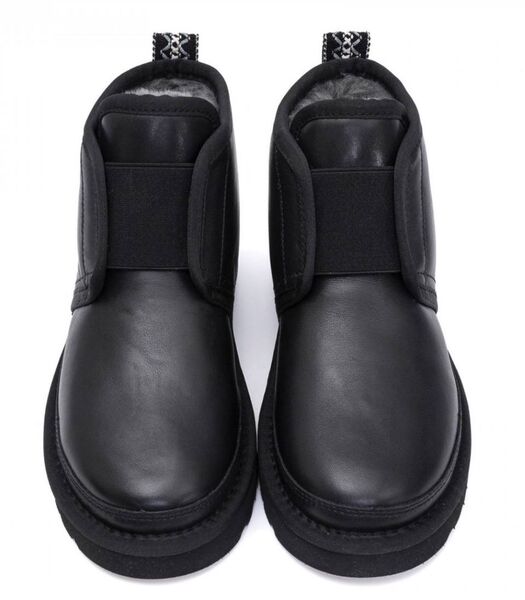 Угги Ugg женский кожа черный 133863