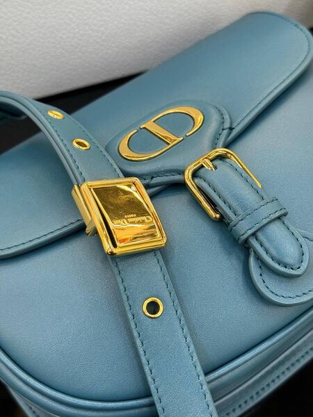 Сумка Christian Dior Bobby женский кожа бирюзовый 142001-8