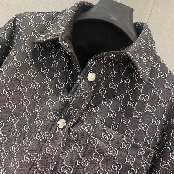 Мужская куртка двухсторонняя Gucci мужской графитовый 173418-4