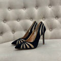 Туфли Aquazzura женский замша черный 137129-2