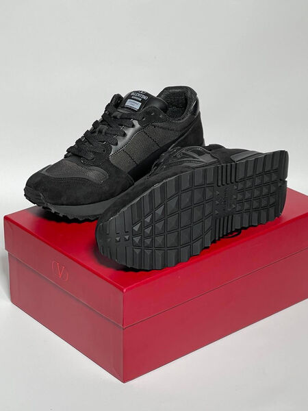 Мужские кроссовки Valentino мужской текстиль черный 131279-3