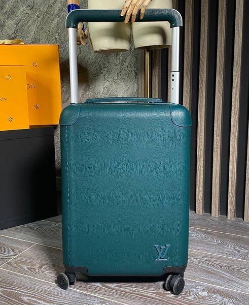 Чемодан Louis Vuitton женский кожа бирюзовый 155440