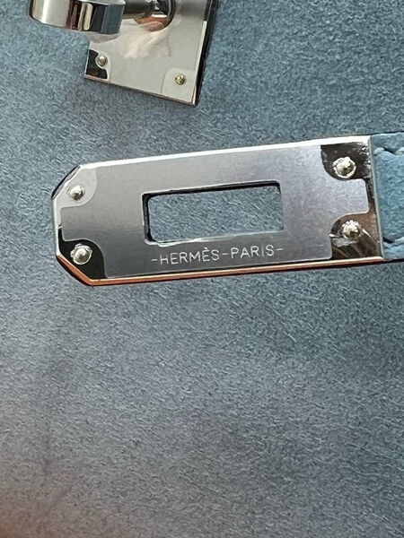 Сумка Hermèskelly Pochette женский замша бирюзовый 155754-7
