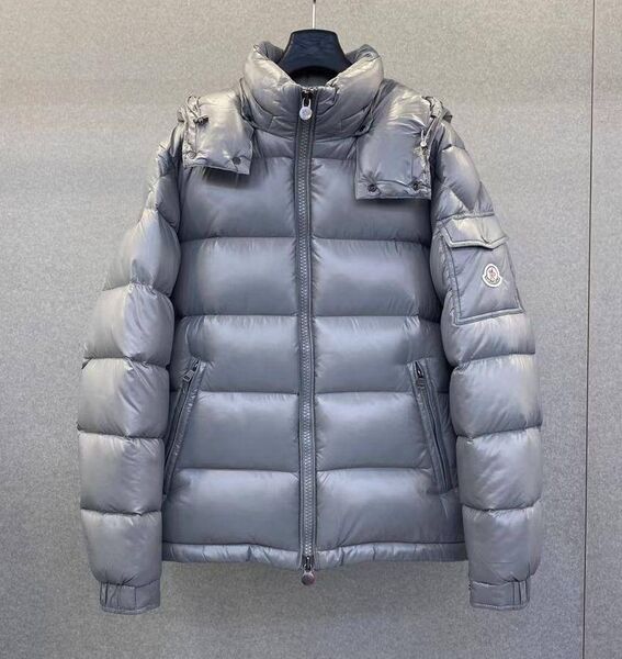 Мужской пуховик Moncler мужской графитовый 200599