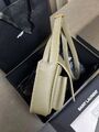Cумка Saint Laurent женский кожа хаки c0374929-1-5