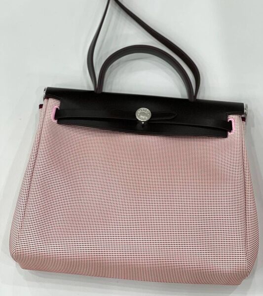 Сумка Hermèsherbag Zip женский кожа розовый 189458