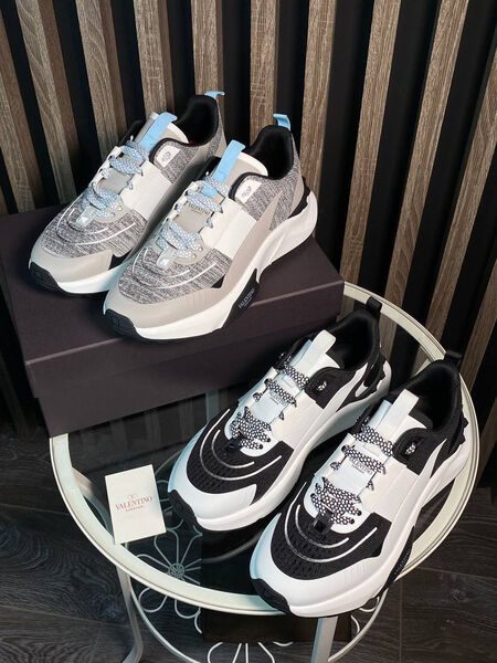 Мужские кроссовки Valentino мужской текстиль графитовый 151507-6