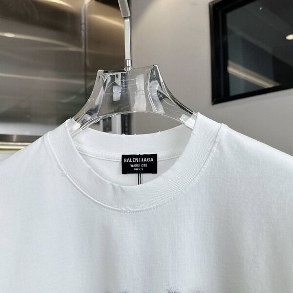 Футболка Balenciaga мужской белый -5