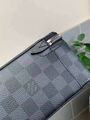 Мужской несессер косметичка Louis Vuitton мужской канва черный 111313-5