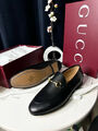 Лоферы Gucci женский кожа черный 99933-10