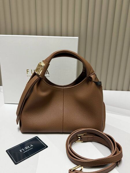 Cумка Furla женский кожа коричневый r6587435-1
