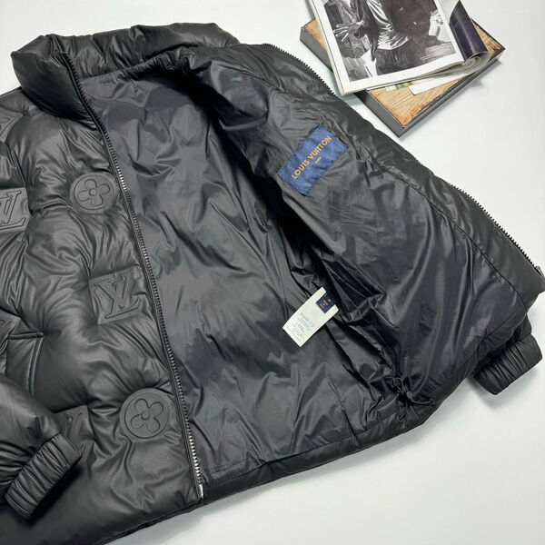 Мужской пуховик Louis Vuitton мужской черный 168856-4