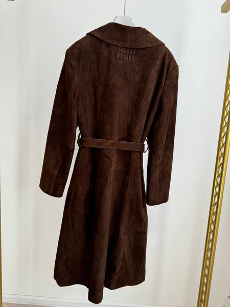 Пальто Miu Miu женский замша 159507-5