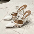 Туфли Alaïa женский кожа белый 153570-2