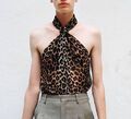 Топ Saint Laurent женский леопардовый 149199-1