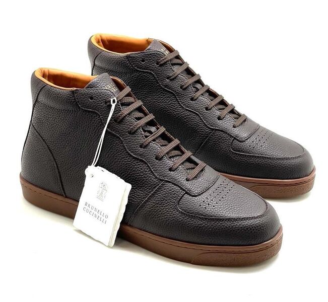 Мужские ботинки Brunello Cucinelli мужской кожа 105722