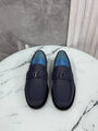 Мужские лоферы Louis Vuitton мужской кожа синий 185767-3