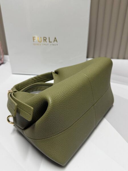 Cумка Furla женский кожа хаки e9140246-1-7