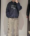 Свитшот на молнии Acne Studios мужской черный t5462570-1-5