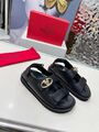Женские сандалии Valentino женский кожа черный r9050192-1-2