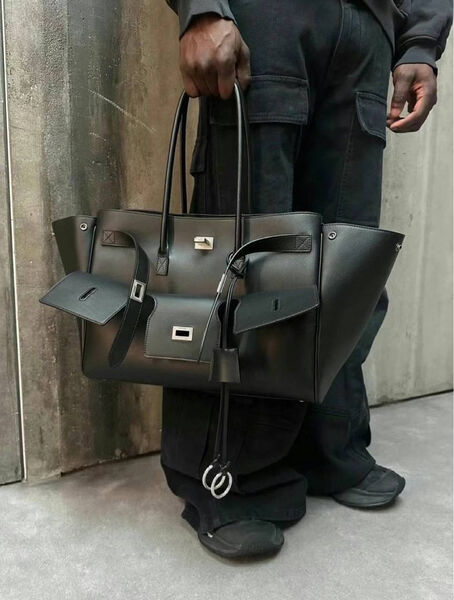 Сумка Balenciaga женский кожа черный 158403-3
