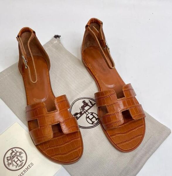 Сандалии Hermès женский кожа 66606