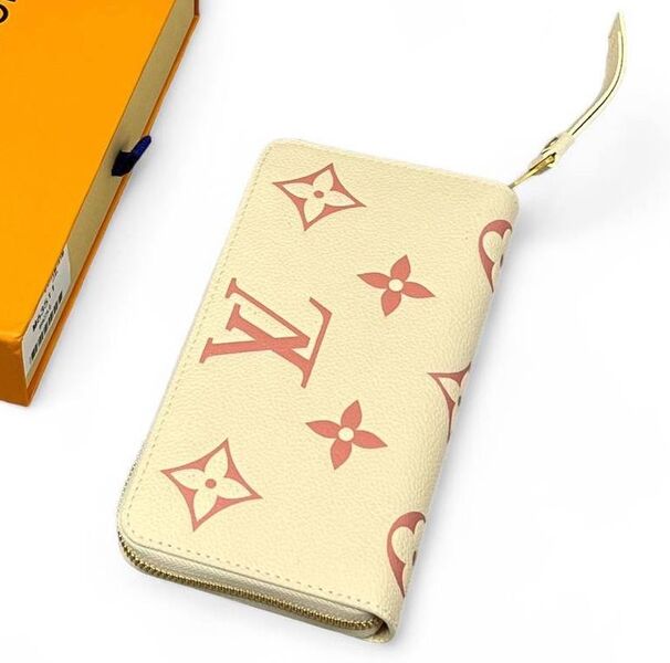 Кошелек Louis Vuitton женский кожа бежевый 152791