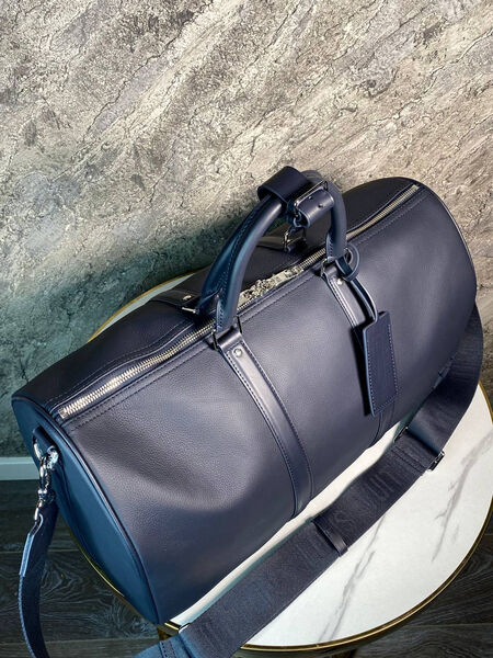 Дорожная сумка Louis Vuitton мужской кожа синий 169296-7