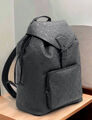 Мужской рюкзак Louis Vuitton мужской кожа черный 135410-4