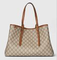 Сумка Gucci Emblem женский канва бежевый 184931-1