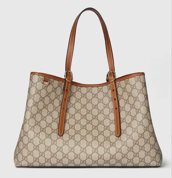 Сумка Gucci Emblem женский канва бежевый 184931