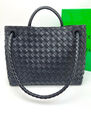 Сумка Bottega Veneta Medium Andiamo женский кожа синий 142013-7