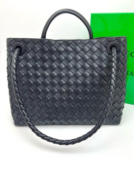 Сумка Bottega Veneta Medium Andiamo женский кожа синий 142013-7