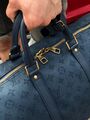 Дорожная сумка Louis Vuitton мужской канва синий 19182-3