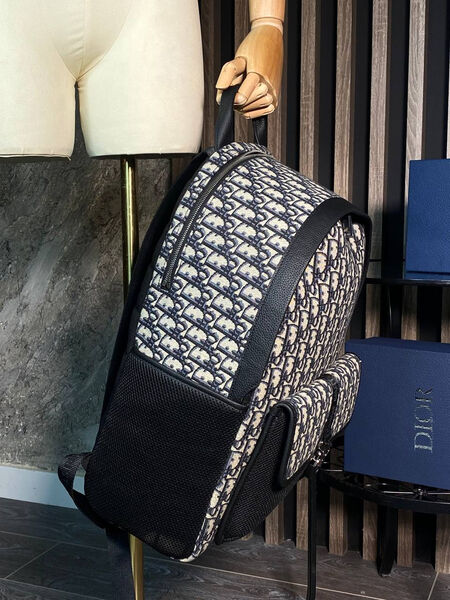 Мужской рюкзак Christian Dior мужской текстиль черный 145921-2