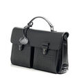 Мужской портфель Bottega Veneta мужской кожа черный 132086-7