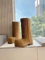 Женские ботинки Balenciaga Women's Alaska Fur Bootie женский замша коричневый m3528777-1