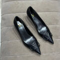 Туфли Valentino женский кожа черный 121255-2