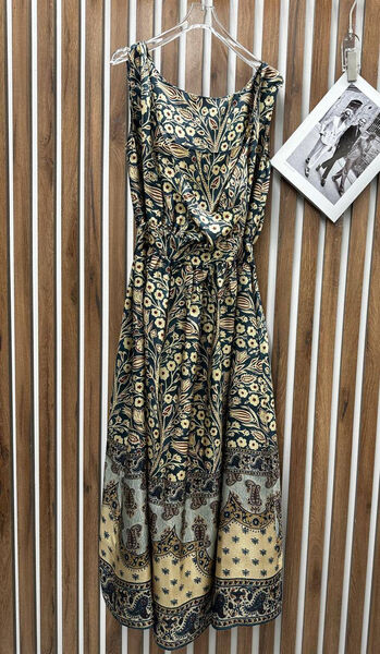 Платье Loro Piana женский болотный 154893-6