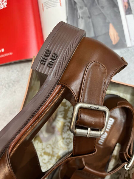 Туфли Miu Miu женский кожа 154233-8