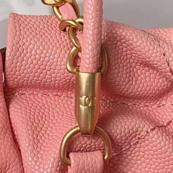 Сумка Chanel 22 женский кожа розовый 126353-8