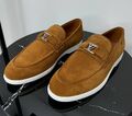 Мужские лоферы Louis Vuitton мужской замша темно-бежевый 192892