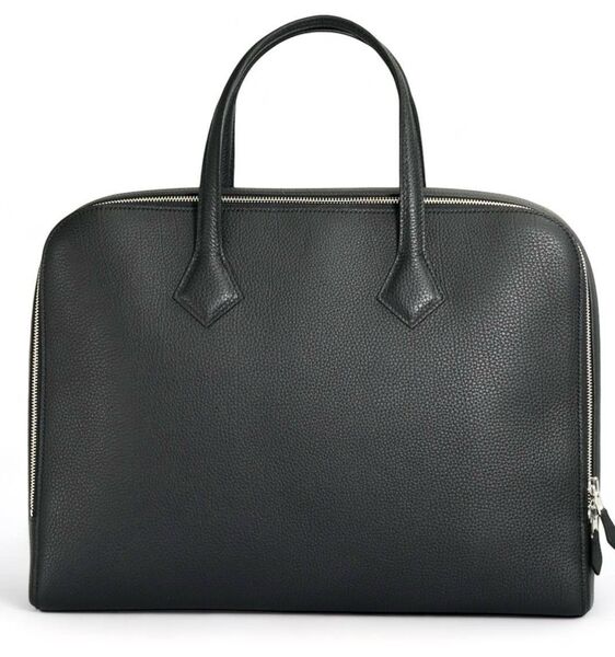 Мужской портфель Hermès мужской кожа черный 150069