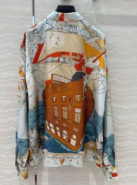 Рубашка Hermès женский разноцветный 184526-2