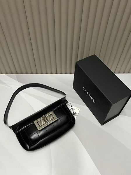Сумка Chanel женский кожа серый g5960414-1